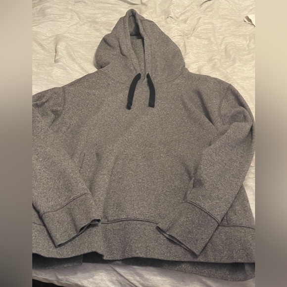 3 for $20 Banana Republic heavyweight Grey Hooded sweatshirt - Picture 1 of 3